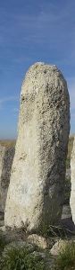 Standing stone at Gezer, Israel
