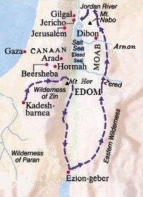 Detour of Israelites