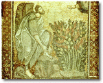 Moses at the burning bush
