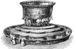 Bronze "Sea", artist's rendering from Encyclopedia Judaica