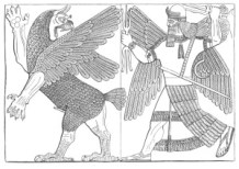 Tiamat pursued by Marduk