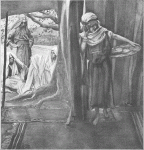 Sarah Hears and Laughs, by James Tissot