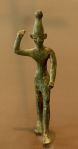 Baal in bronze, from Ugarit