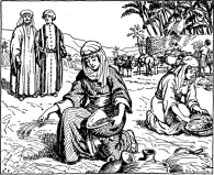 Ruth (a foreigner) Gleaning, by R.F. Babcock