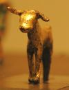 Gold calf from the temple of Baalat in Byblos